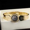 Tibetan Titanium Steel Yin Yang Lotus Bracelet Tibetan Titanium Steel Yin Yang Lotus Bracelet