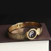 Tibetan Titanium Steel Yin Yang Lotus Bracelet Tibetan Titanium Steel Yin Yang Lotus Bracelet