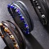 Pulsera de Protección en Ojo de Tigre y Ojo Turco Tiger Eye Evil Eye Protection Bracelet