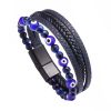 Pulsera de Protección en Ojo de Tigre y Ojo Turco Tiger Eye Evil Eye Protection Bracelet