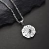 Titanium Steel Yin Yang Bagua Pendant Necklace Titanium Steel Yin Yang Bagua Pendant Necklace