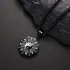 Titanium Steel Yin Yang Bagua Pendant Necklace Titanium Steel Yin Yang Bagua Pendant Necklace