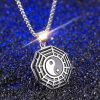 Yin Yang Titanium Steel Balance Necklace Yin Yang Titanium Steel Balance Necklace