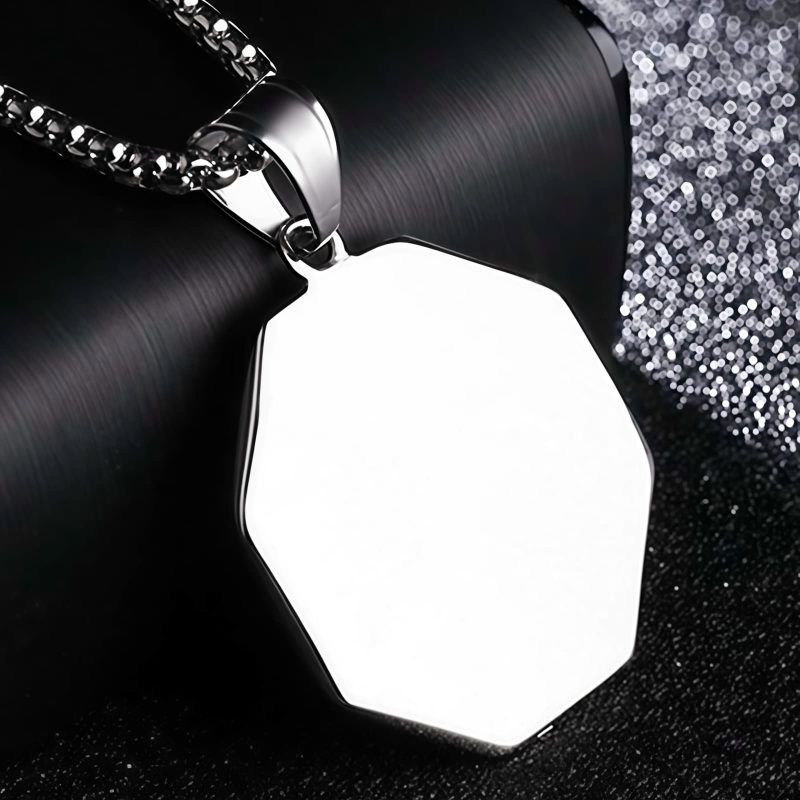 Yin Yang Titanium Steel Balance Necklace Yin Yang Titanium Steel Balance Necklace