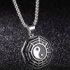 Yin Yang Titanium Steel Balance Necklace Yin Yang Titanium Steel Balance Necklace