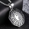 Yin Yang Titanium Steel Balance Necklace Yin Yang Titanium Steel Balance Necklace