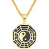 Yin Yang Titanium Steel Balance Necklace Yin Yang Titanium Steel Balance Necklace