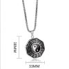 Yin Yang Titanium Steel Balance Necklace Yin Yang Titanium Steel Balance Necklace