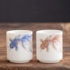 White Ceramic Koi Fish Teacup White Ceramic Koi Fish Teacup