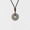 Yin Yang Bagua Silver Plated Pendant Necklace Yin Yang Bagua Silver Plated Pendant Necklace