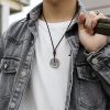 Yin Yang Bagua Silver Plated Pendant Necklace Yin Yang Bagua Silver Plated Pendant Necklace