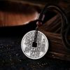 Yin Yang Bagua Silver Plated Pendant Necklace Yin Yang Bagua Silver Plated Pendant Necklace