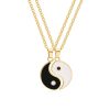 Yin Yang Hematite Couple Necklace Yin Yang Hematite Couple Necklace