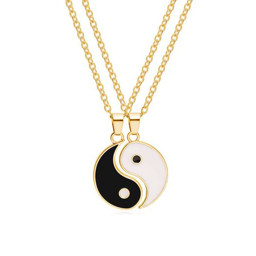 Collares de Hematita Yin Yang para Parejas Collares de Hematita Yin Yang para Parejas