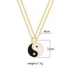 Yin Yang Hematite Couple Necklace Yin Yang Hematite Couple Necklace