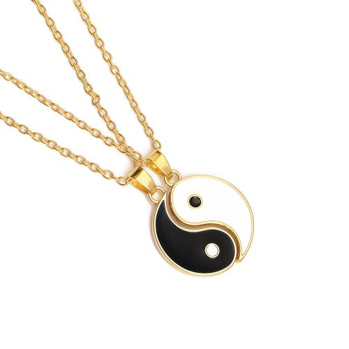 Collares de Hematita Yin Yang para Parejas Collares de Hematita Yin Yang para Parejas