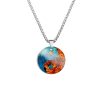 Yin Yang Koi Fish Dragon Titanium Steel Pendant Necklace Yin Yang Koi Fish Dragon Titanium Steel Pendant Necklace