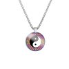 Yin Yang Koi Fish Dragon Titanium Steel Pendant Necklace Yin Yang Koi Fish Dragon Titanium Steel Pendant Necklace