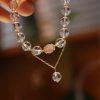 Yin Yang Crystal Couple Bracelet with Silver Sheen Obsidian Yin Yang Crystal Couple Bracelet with Silver Sheen Obsidian