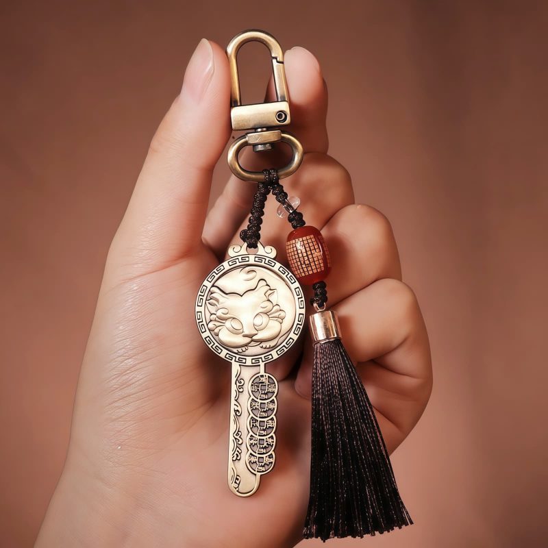 Yin Yang PiXiu Copper Key Chain Yin Yang PiXiu Copper Key Chain