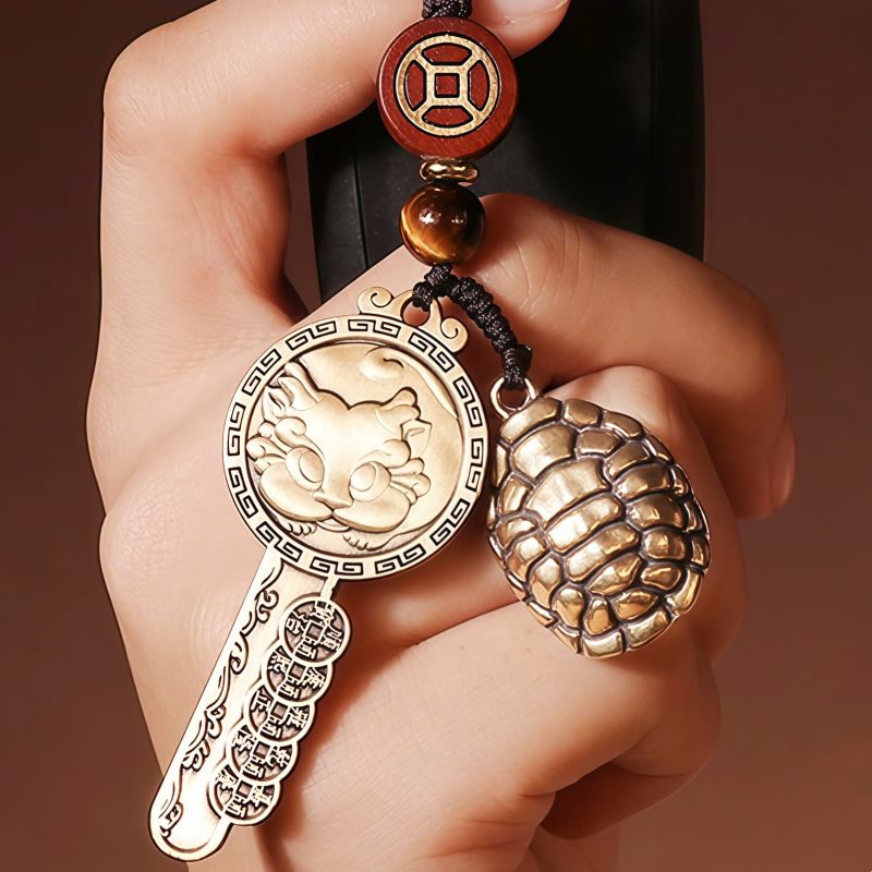 Yin Yang PiXiu Copper Key Chain Yin Yang PiXiu Copper Key Chain
