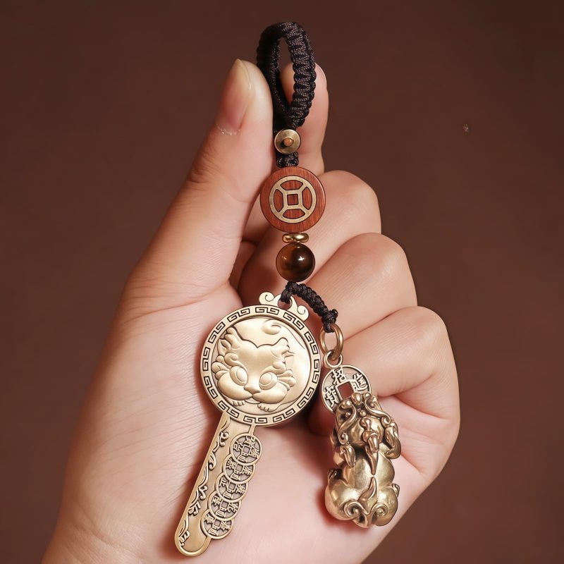 Yin Yang PiXiu Copper Key Chain Yin Yang PiXiu Copper Key Chain