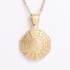Yin Yang Titanium Steel Balance Necklace Yin Yang Titanium Steel Balance Necklace