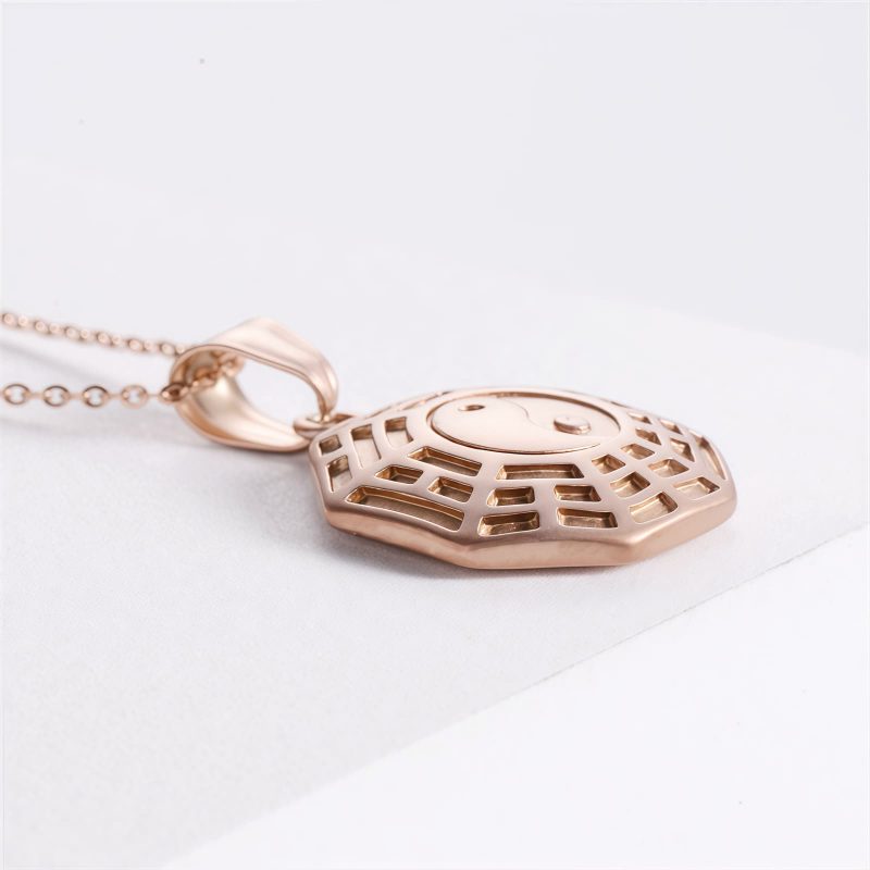Yin Yang Titanium Steel Balance Necklace Yin Yang Titanium Steel Balance Necklace