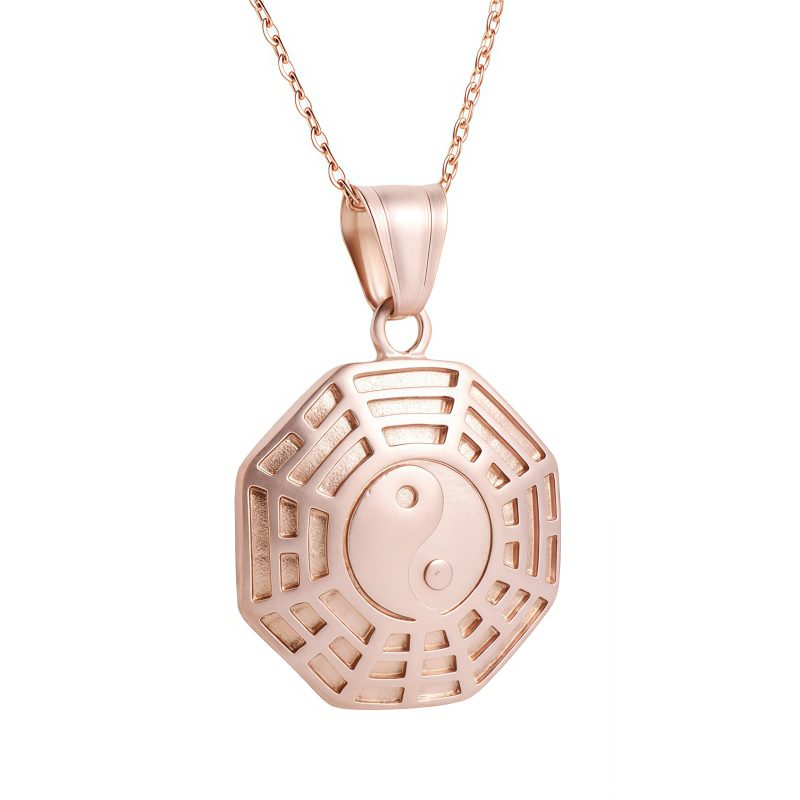 Yin Yang Titanium Steel Balance Necklace Yin Yang Titanium Steel Balance Necklace