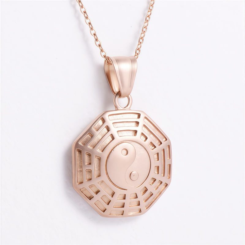 Yin Yang Titanium Steel Balance Necklace Yin Yang Titanium Steel Balance Necklace