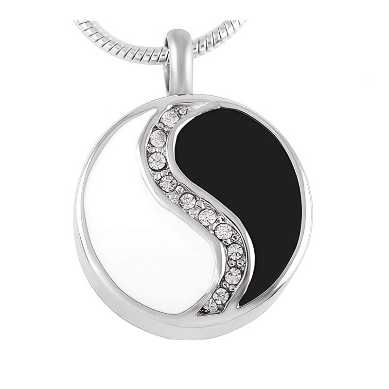 Yin Yang Titanium Steel Harmony Pendant Necklace Yin Yang Titanium Steel Harmony Pendant Necklace