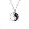 Yin Yang Titanium Steel Harmony Pendant Necklace Yin Yang Titanium Steel Harmony Pendant Necklace