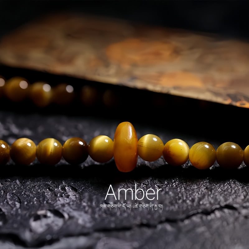 108 Mala Beads Tiger Eye Dorje Tassel Bracelet 108 Mala Beads Tiger Eye Dorje Tassel Bracelet