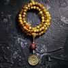 108 Mala Beads Tiger Eye Dorje Tassel Bracelet 108 Mala Beads Tiger Eye Dorje Tassel Bracelet