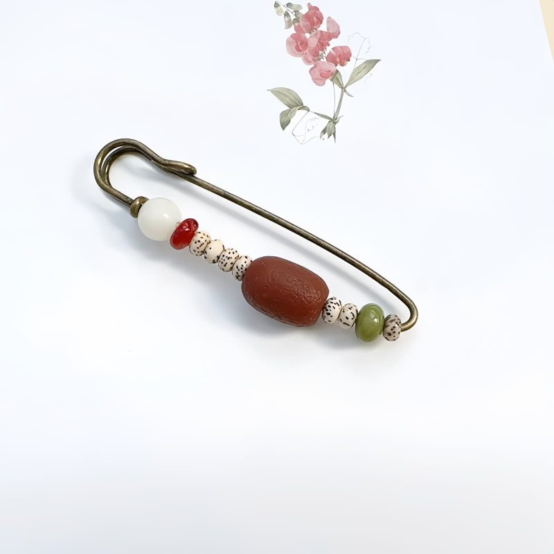 Bodhi Seed Agate Harmony Brooch Bodhi Seed Agate Harmony Brooch