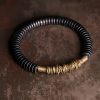 Calm Tibetan Ebony Wood Copper Bracelet Calm Tibetan Ebony Wood Copper Bracelet