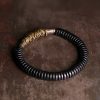 Calm Tibetan Ebony Wood Copper Bracelet Calm Tibetan Ebony Wood Copper Bracelet