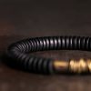 Calm Tibetan Ebony Wood Copper Bracelet Calm Tibetan Ebony Wood Copper Bracelet
