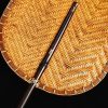 Chinese Handmade Bamboo Woven Oval Fan Chinese Handmade Bamboo Woven Oval Fan