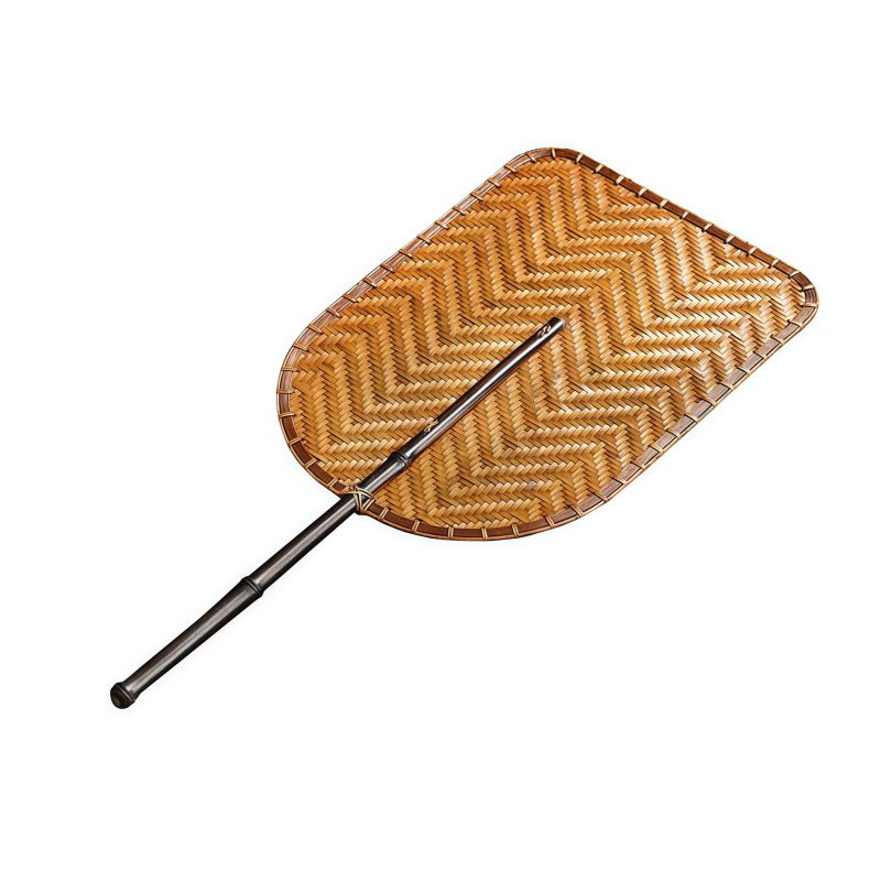 Chinese Handmade Bamboo Woven Oval Fan Chinese Handmade Bamboo Woven Oval Fan
