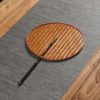 Chinese Handmade Bamboo Woven Oval Fan Chinese Handmade Bamboo Woven Oval Fan