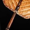 Chinese Handmade Bamboo Woven Oval Fan Chinese Handmade Bamboo Woven Oval Fan