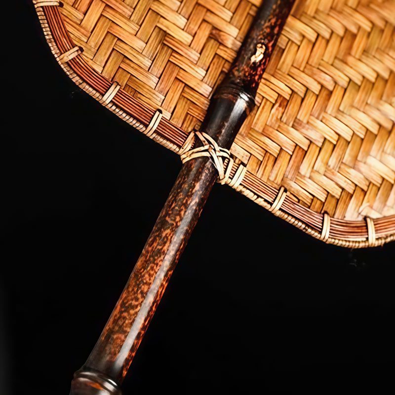 Chinese Handmade Bamboo Woven Oval Fan Chinese Handmade Bamboo Woven Oval Fan