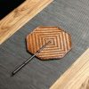 Chinese Handmade Bamboo Woven Oval Fan Chinese Handmade Bamboo Woven Oval Fan