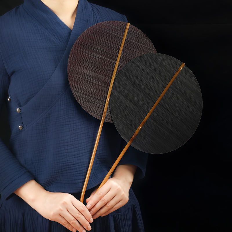 Chinese Handmade Bamboo Woven Oval Fan Chinese Handmade Bamboo Woven Oval Fan