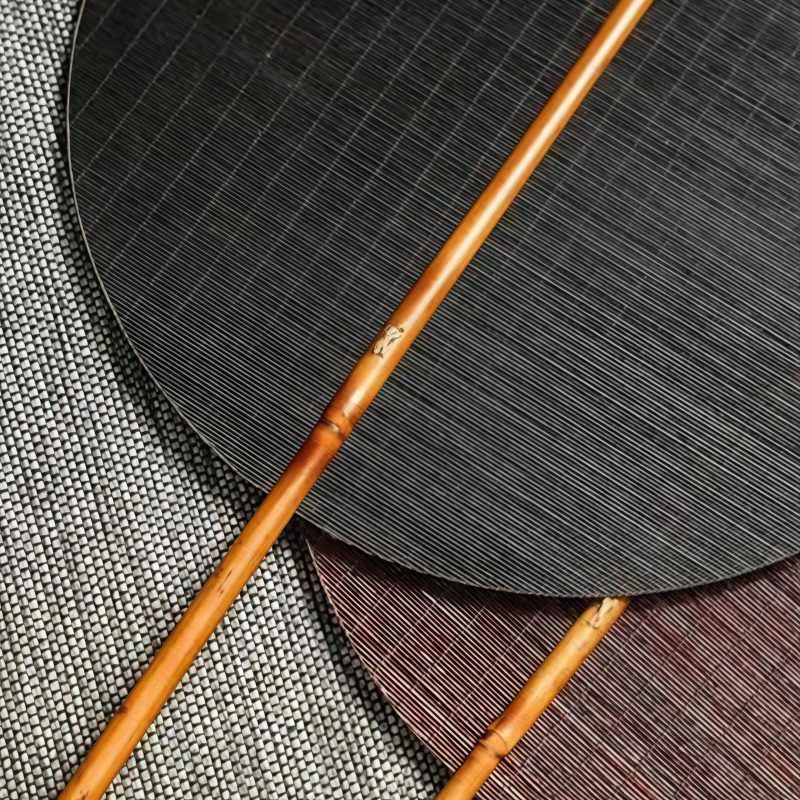 Chinese Handmade Bamboo Woven Oval Fan Chinese Handmade Bamboo Woven Oval Fan