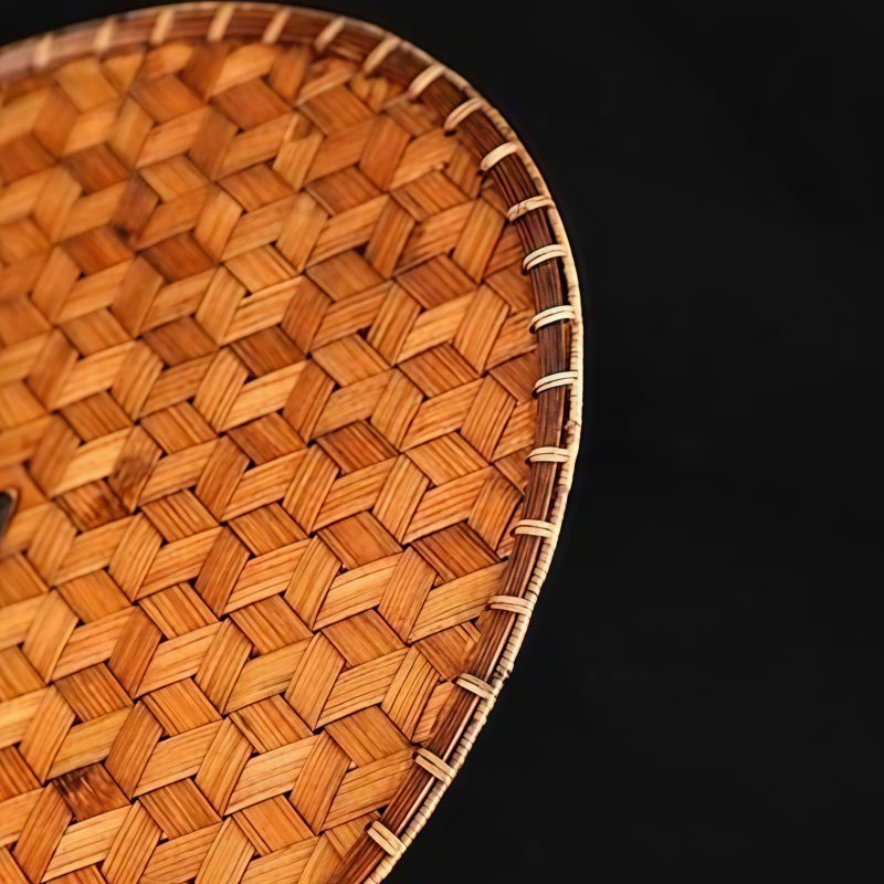 Chinese Handmade Bamboo Woven Oval Fan Chinese Handmade Bamboo Woven Oval Fan