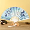 Chinese Dragon Phoenix Handheld Folding Fan Chinese Dragon Phoenix Handheld Folding Fan