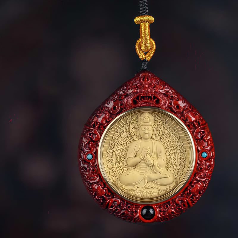 Chinese Zodiac Sandalwood Avalokitesvara Necklace Chinese Zodiac Sandalwood Avalokitesvara Necklace