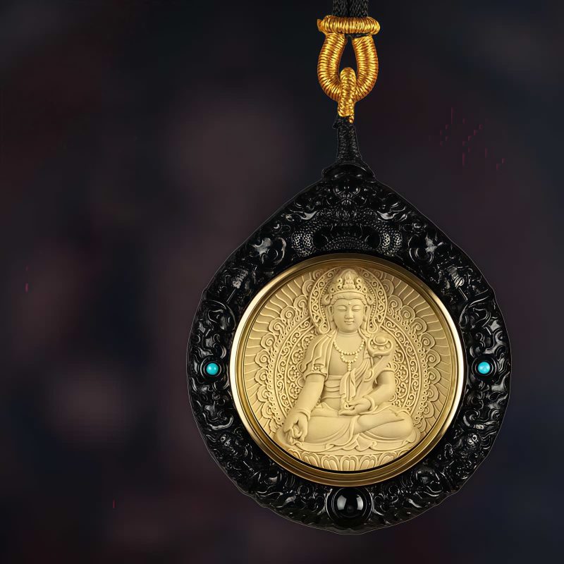 Chinese Zodiac Sandalwood Avalokitesvara Necklace Chinese Zodiac Sandalwood Avalokitesvara Necklace